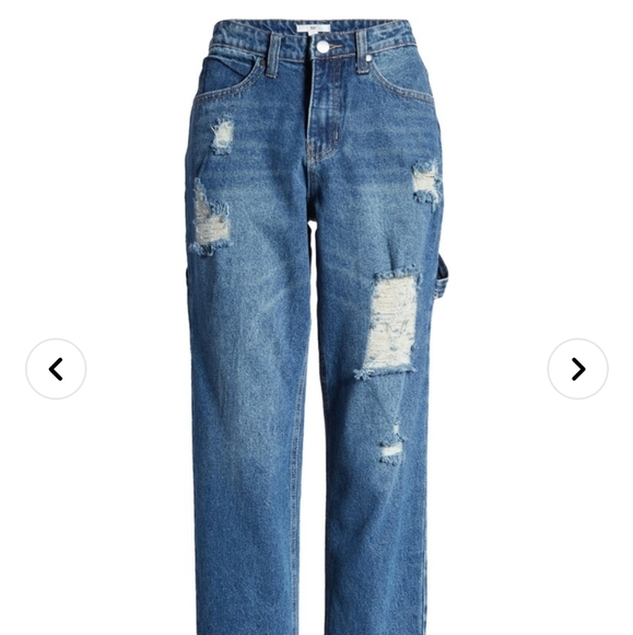 B.P. Distressed Carpenter Jeans.. Size 14W - Picture 3 of 13